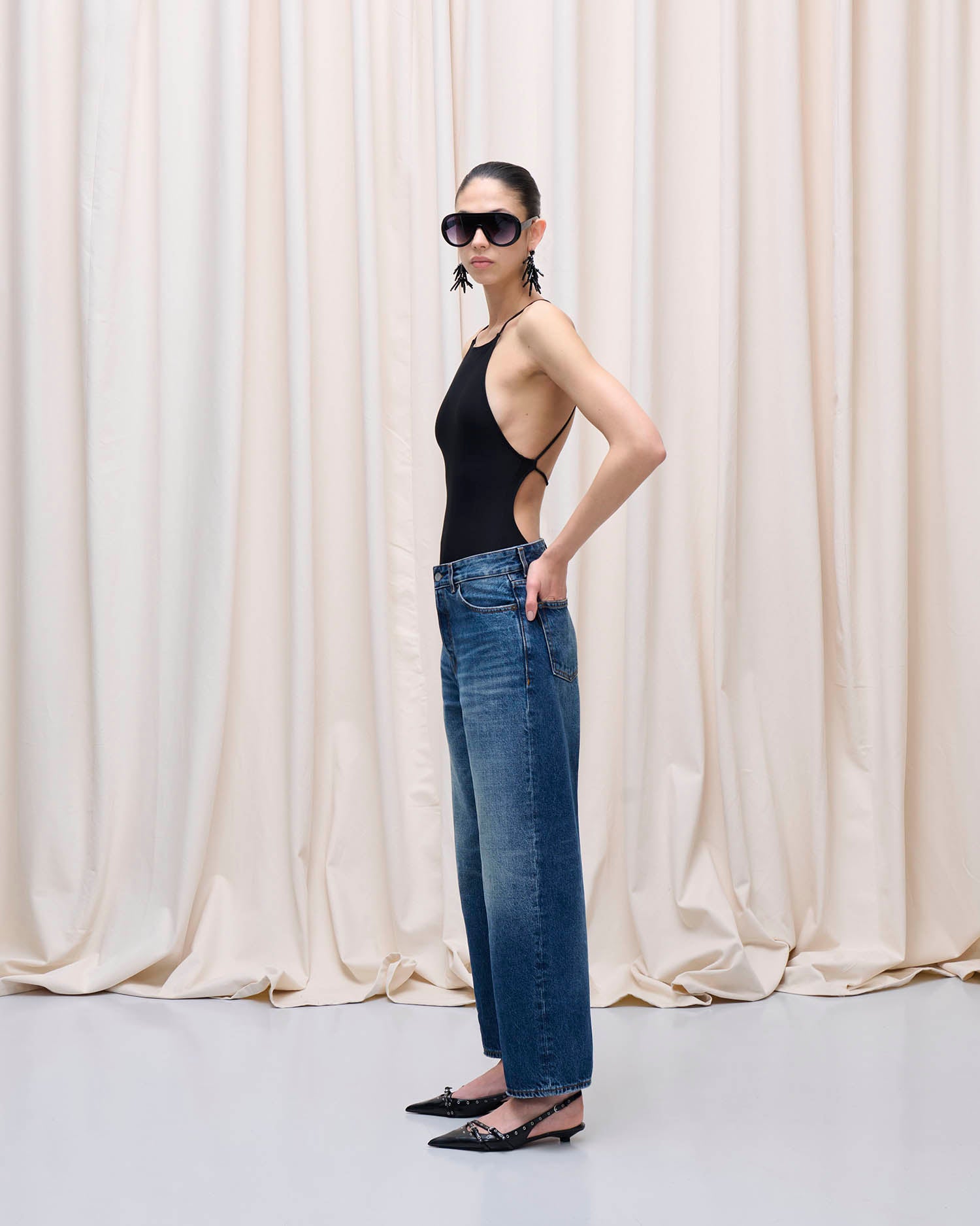 BETTY DENIM // MID BLUE – Haikure