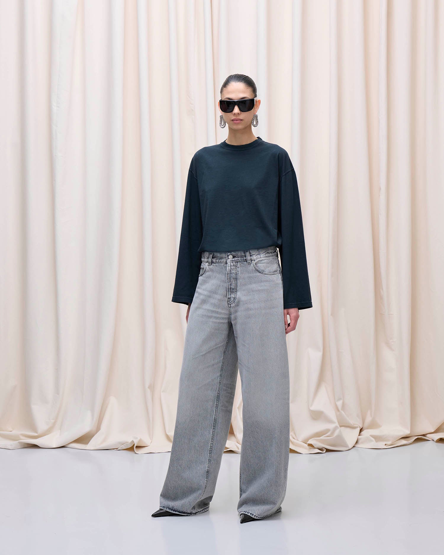BETHANY DENIM // FOG GREY – Haikure
