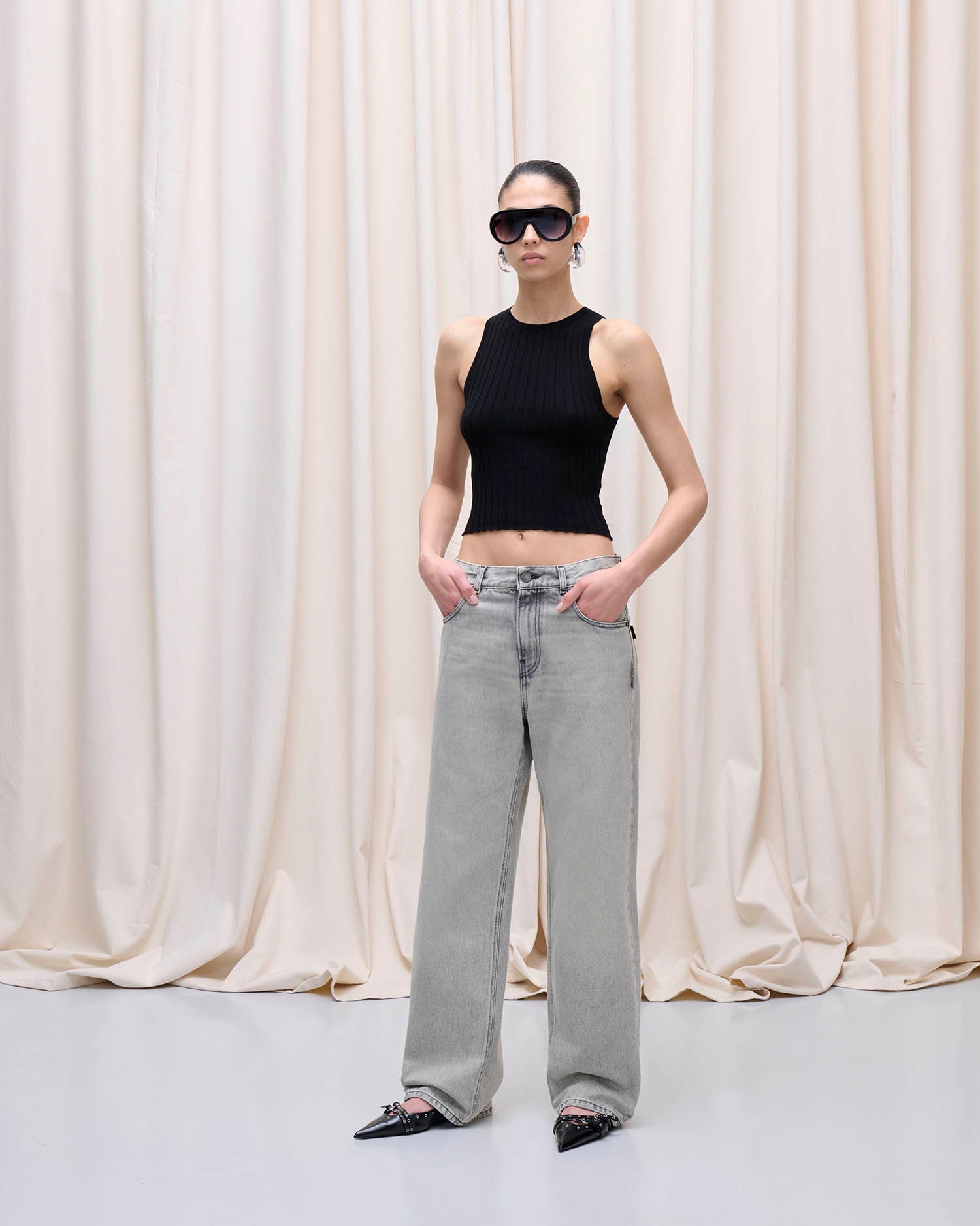 BONIIE DENIM // PEARL GREY – Haikure