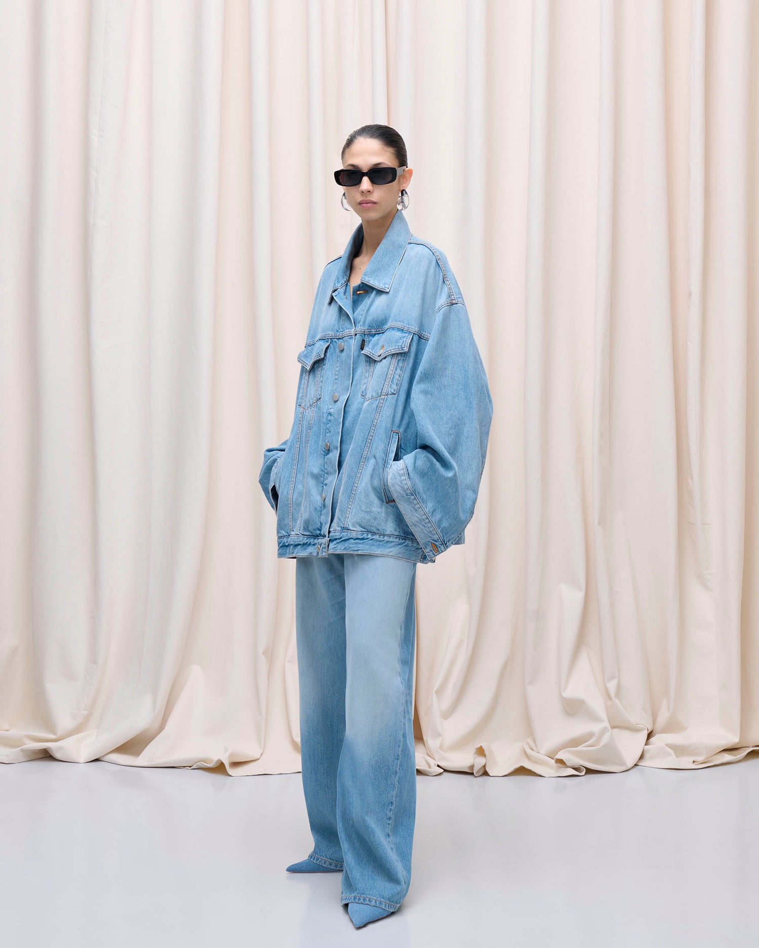 JANET JACKET // BLUE AQUA