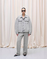 JANET JACKET // PEARL GREY