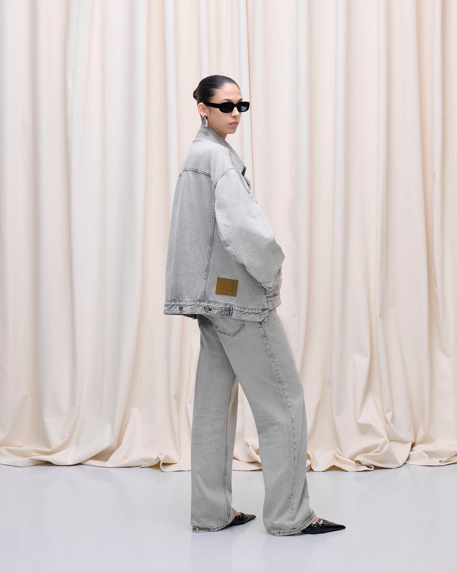 JANET JACKET // PEARL GREY