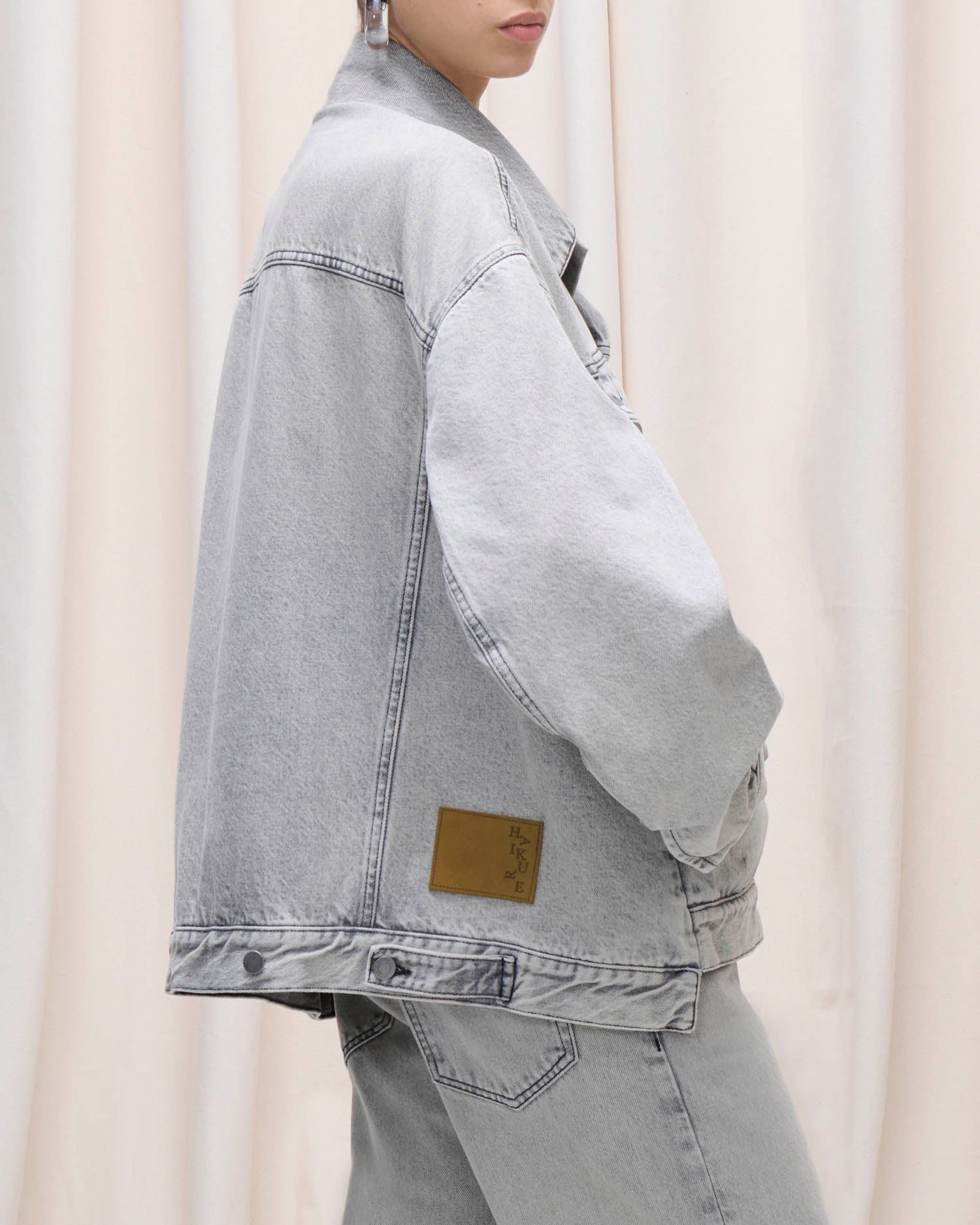 JANET JACKET // PEARL GREY