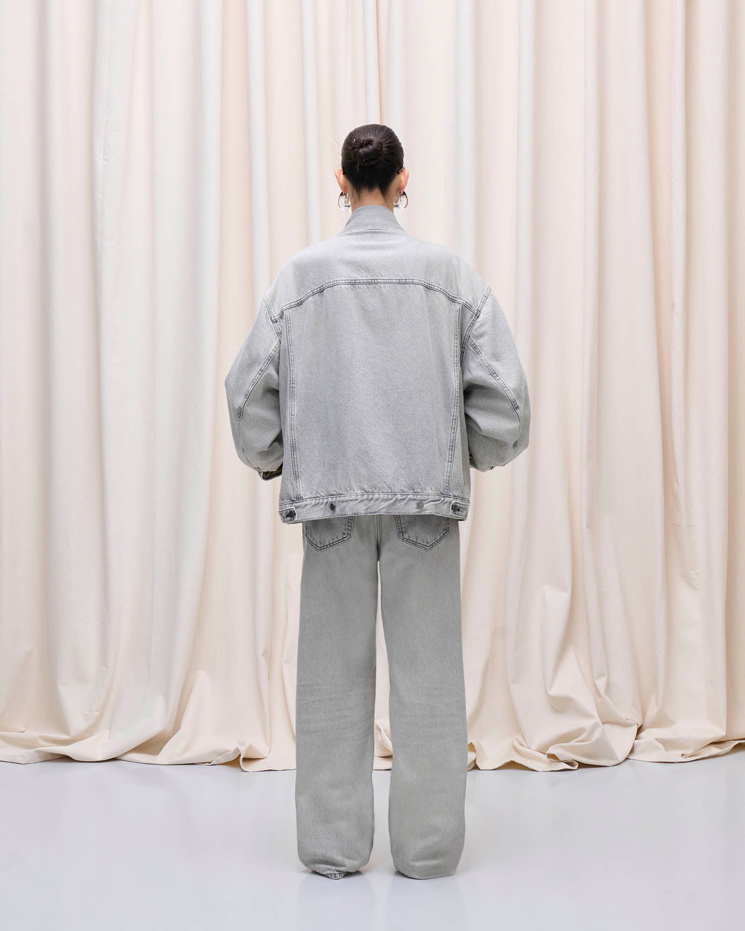 JANET JACKET // PEARL GREY
