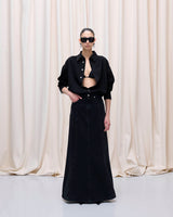 JOS LONG DRESS // BLACK WASH