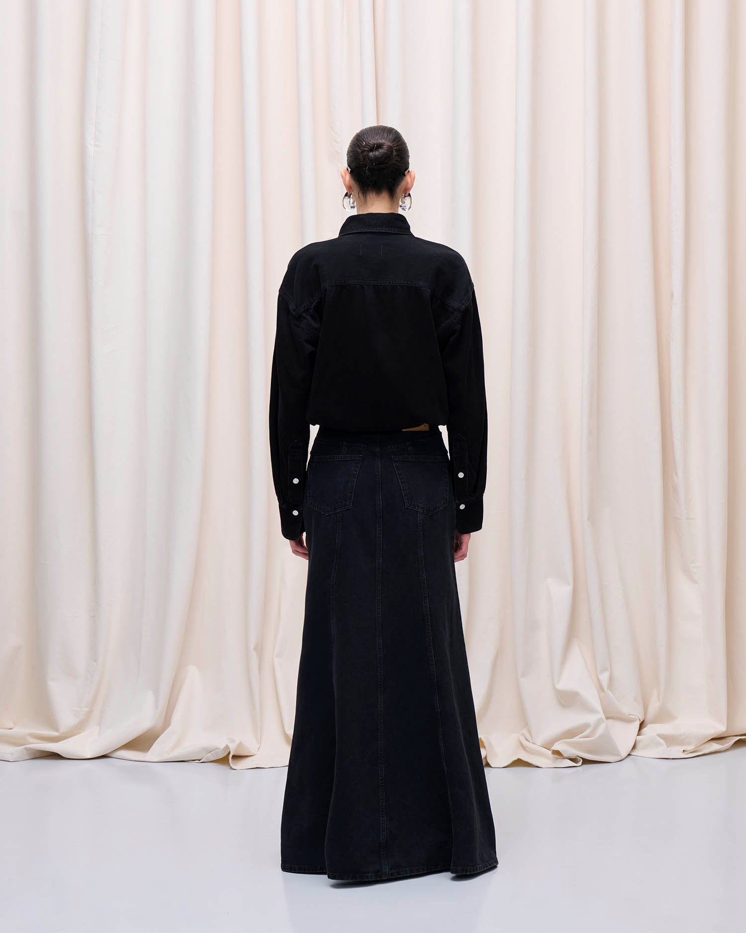 JOS LONG DRESS // BLACK WASH