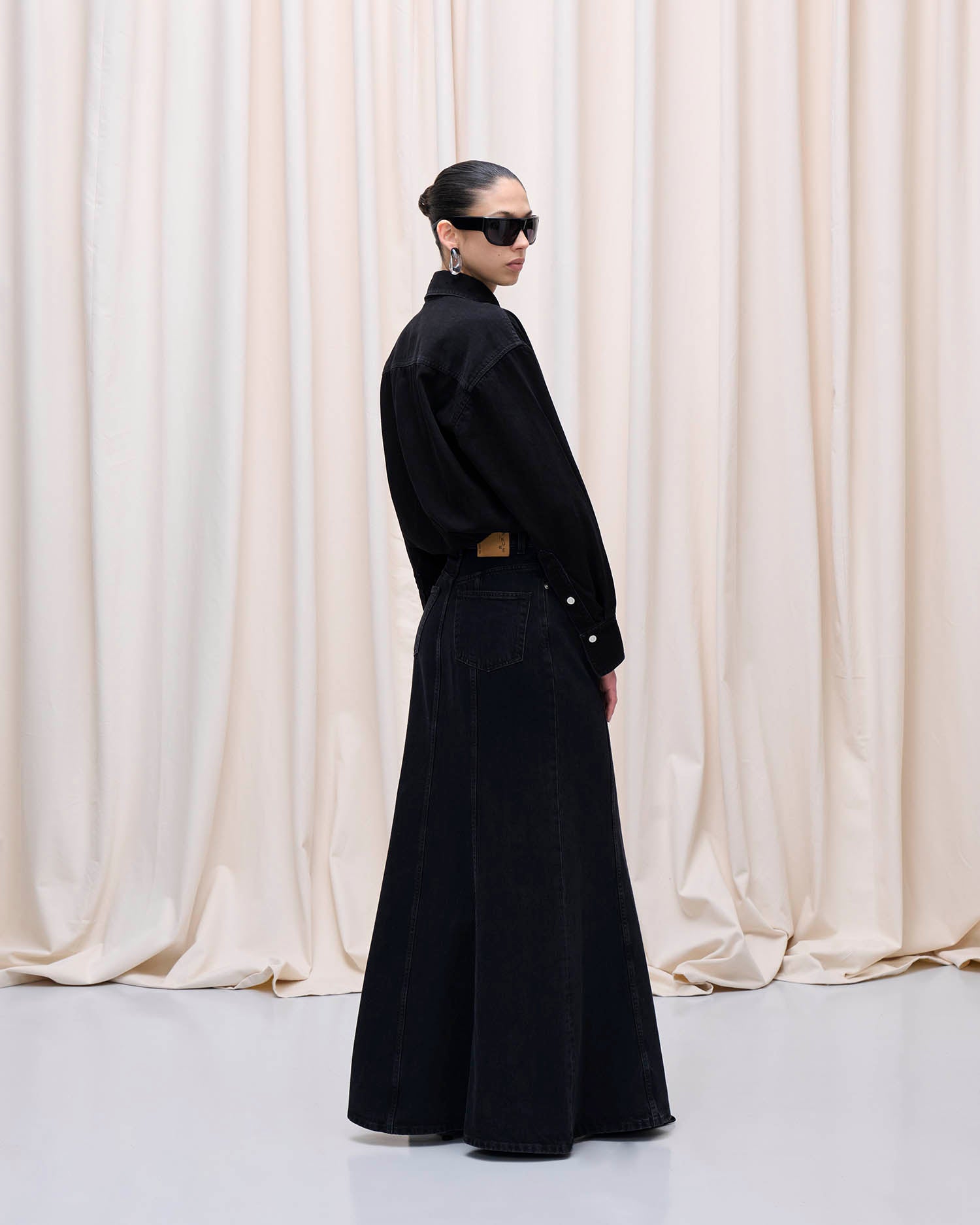 JOS LONG DRESS // BLACK WASH