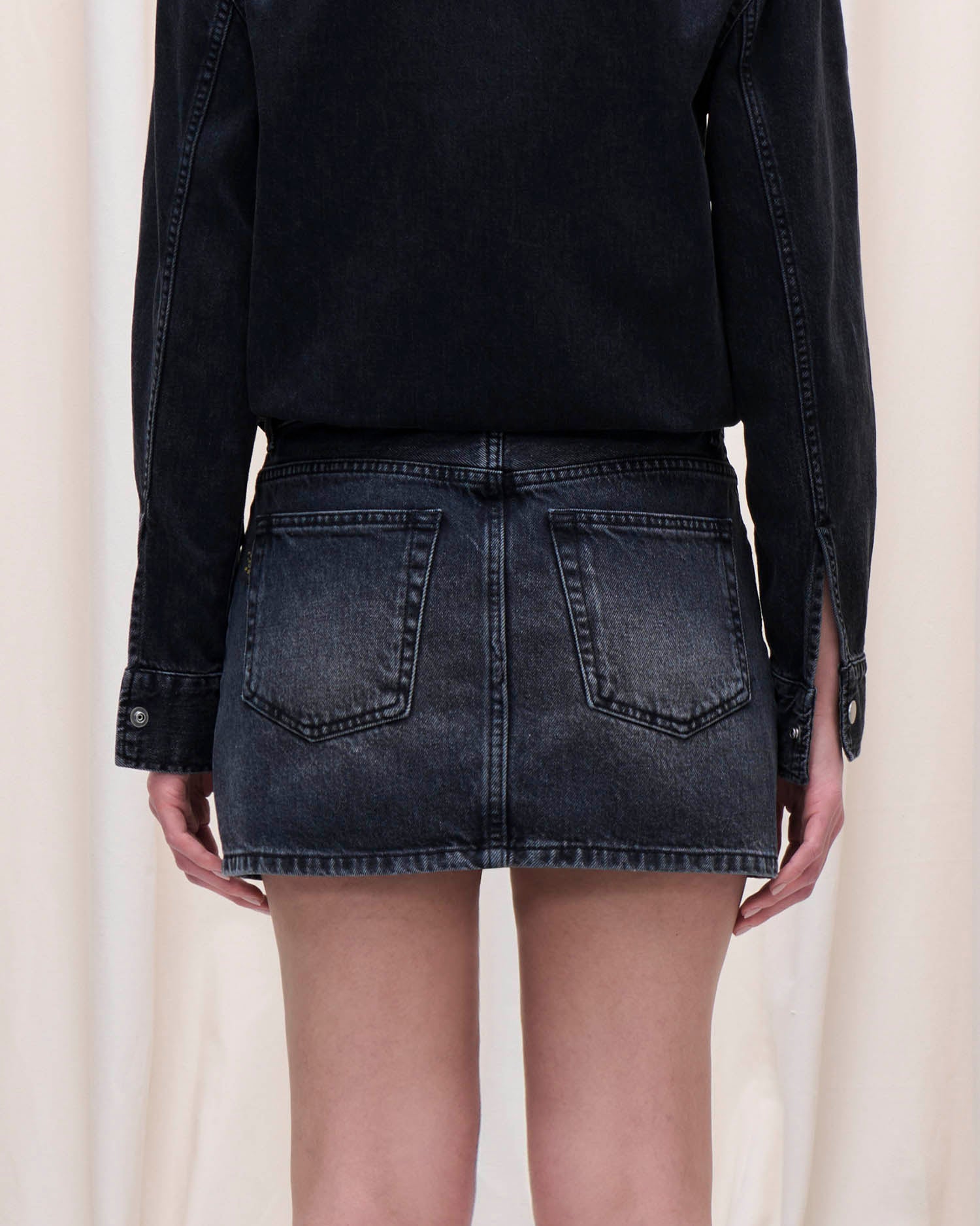 TIA MINI DRESS // MEDIUM BLACK